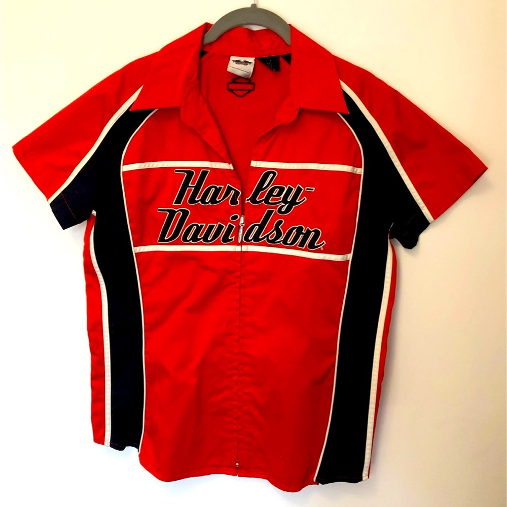 Harley Davidson, ladies, mechanics shirt